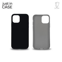 2u1 Extra case MIX paket CRNI za iPhone 12