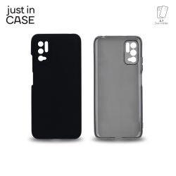 2u1 Extra case MIX paket CRNI za Redmi Note 10 5G