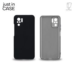 2u1 Extra case MIX paket CRNI za Redmi Note 10s