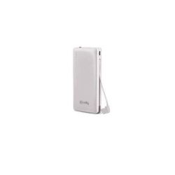 CELLY Powerbank od 6600mAh u BELOJ boji