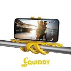 CELLY držač i stalak SQUIDDY za mobilne telefone u ŽUTOJ boji