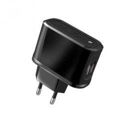 CELLY Kućni punjač sa dva USB ulaza u CRNOJ boji