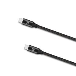 CELLY USB C na USB C kabl u CRNOJ boji